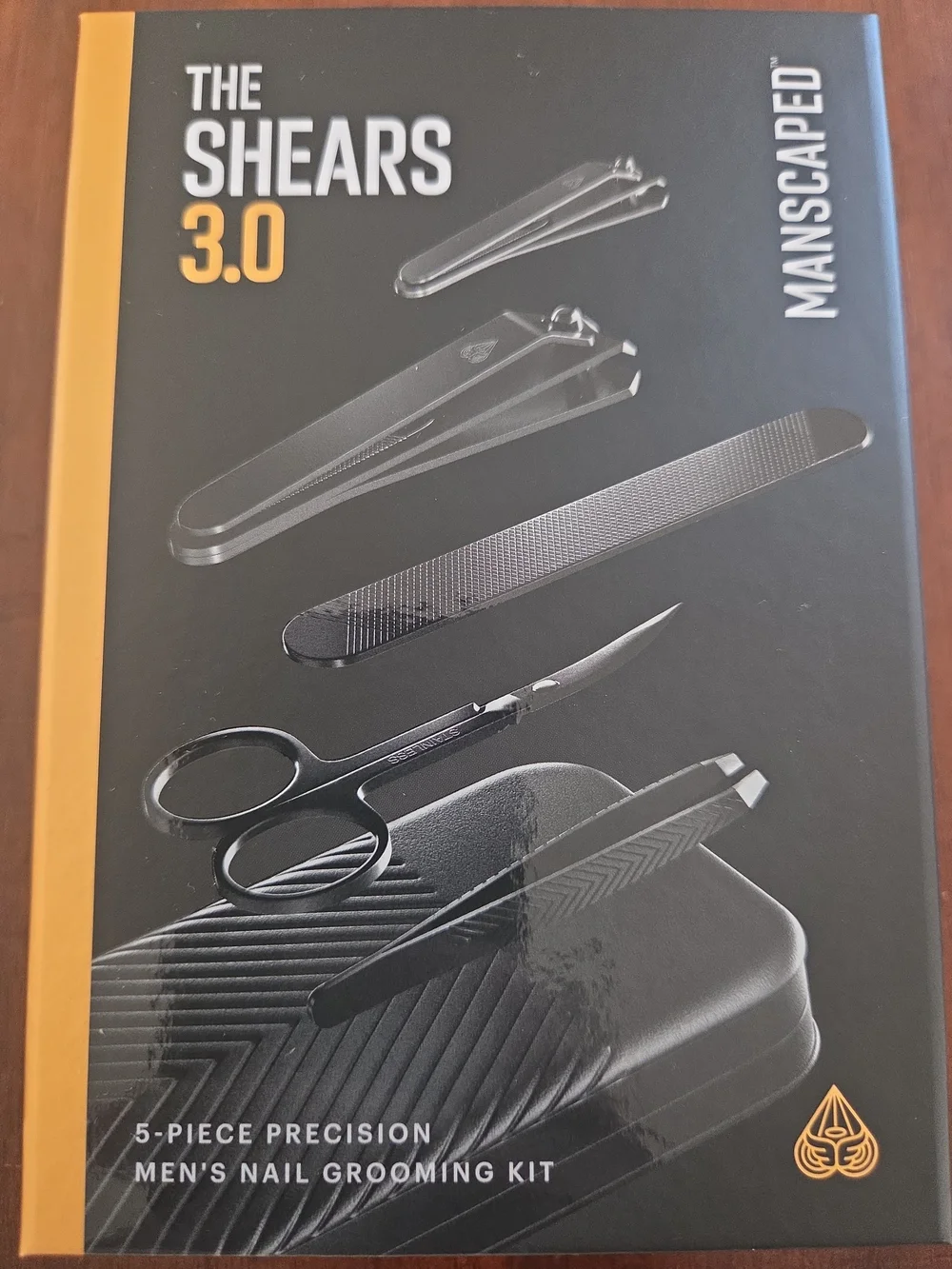Manscaped The Shears 3.0 Men's Nail Grooming Kit - Black & Gold